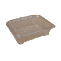 PET ételes doboz (egybe-fedelű) 1500 ml