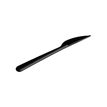 Műanyag kés (PS, fekete)