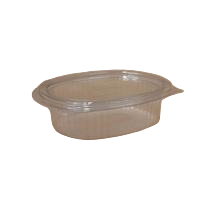 PET öntetes tégely (egybe-fedelű) 100 ml