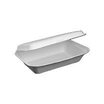 Fedeles papír ételes doboz (fehér, nagy, osztatlan)