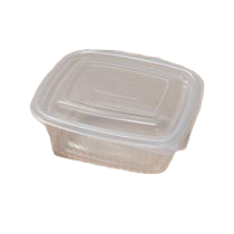 PP ételes doboz (egybe-fedelű) 500 ml