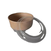 Salátás tető 187 mm (PP)