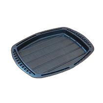 PS tálca (3 rekeszes, fekete)