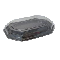 RPET tálca tető (5 rekeszes)